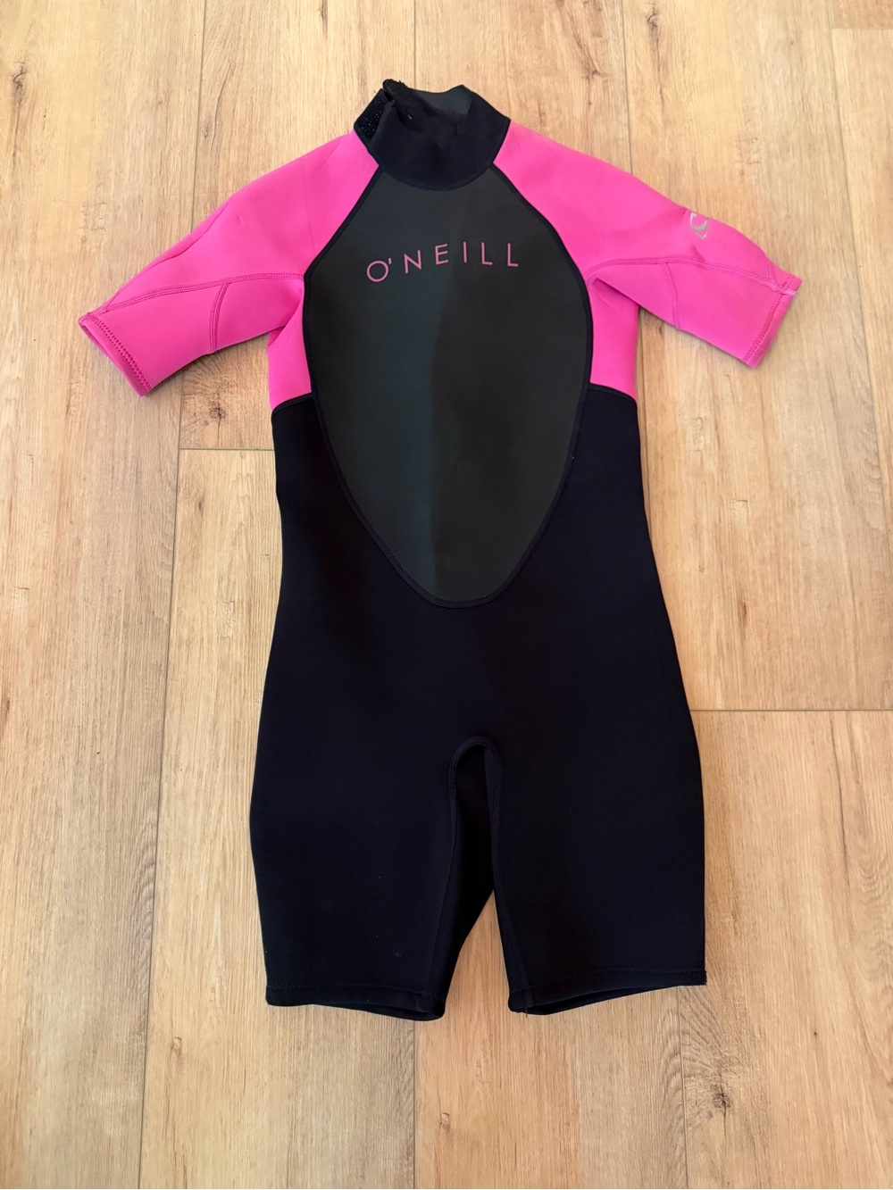 O'Neill Girls' Shorty Neoprene Wetsuit - Pink/Black